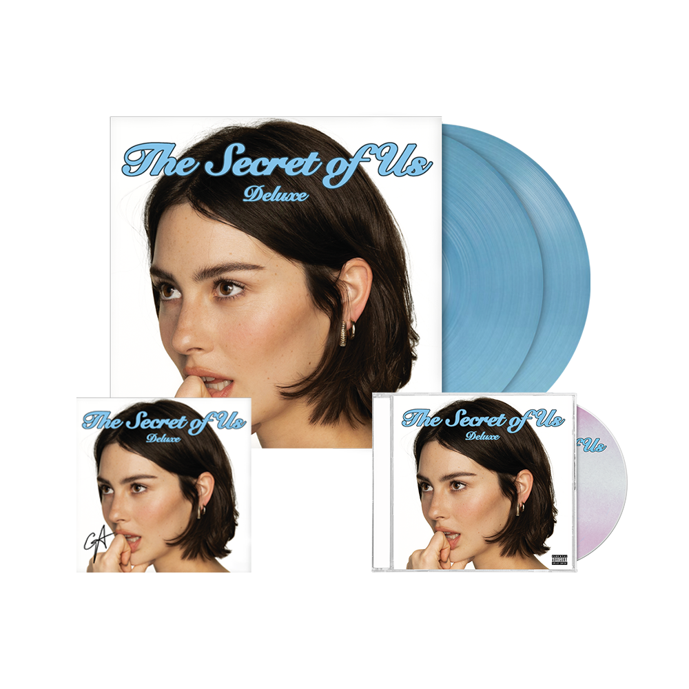 The Secret Of Us Deluxe CD Deluxe Transparent Blue Vinyl Deluxe S Gracie Abrams