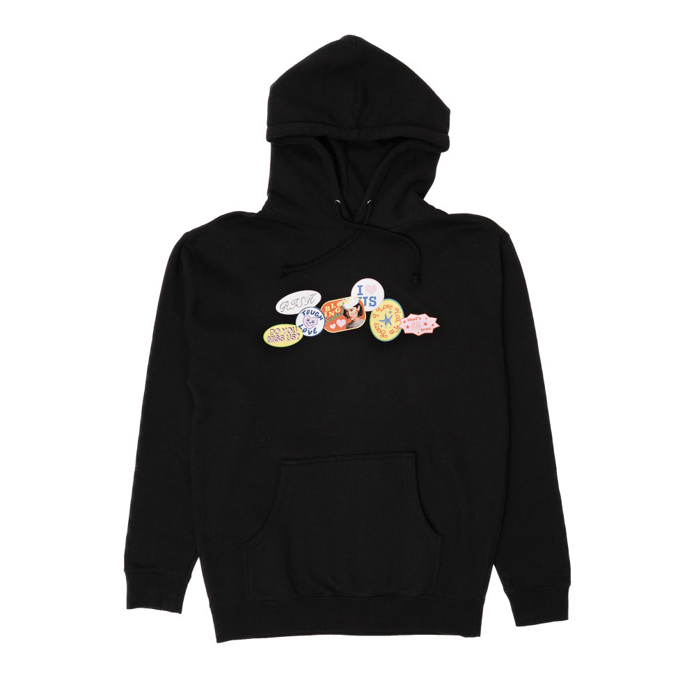 Gracie Abrams - The Secret of Us Sticker Design Black Hoodie