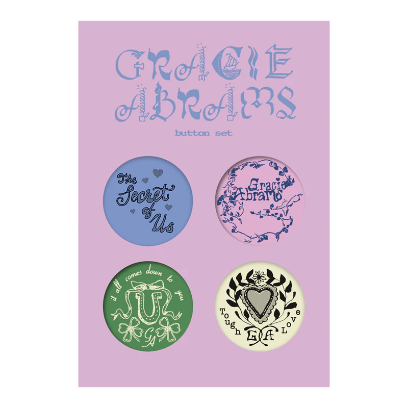 Gracie Abrams - The Secret of Us Button Pack