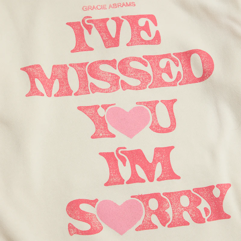 Gracie Abrams - i've missed you, i'm sorry hoodie