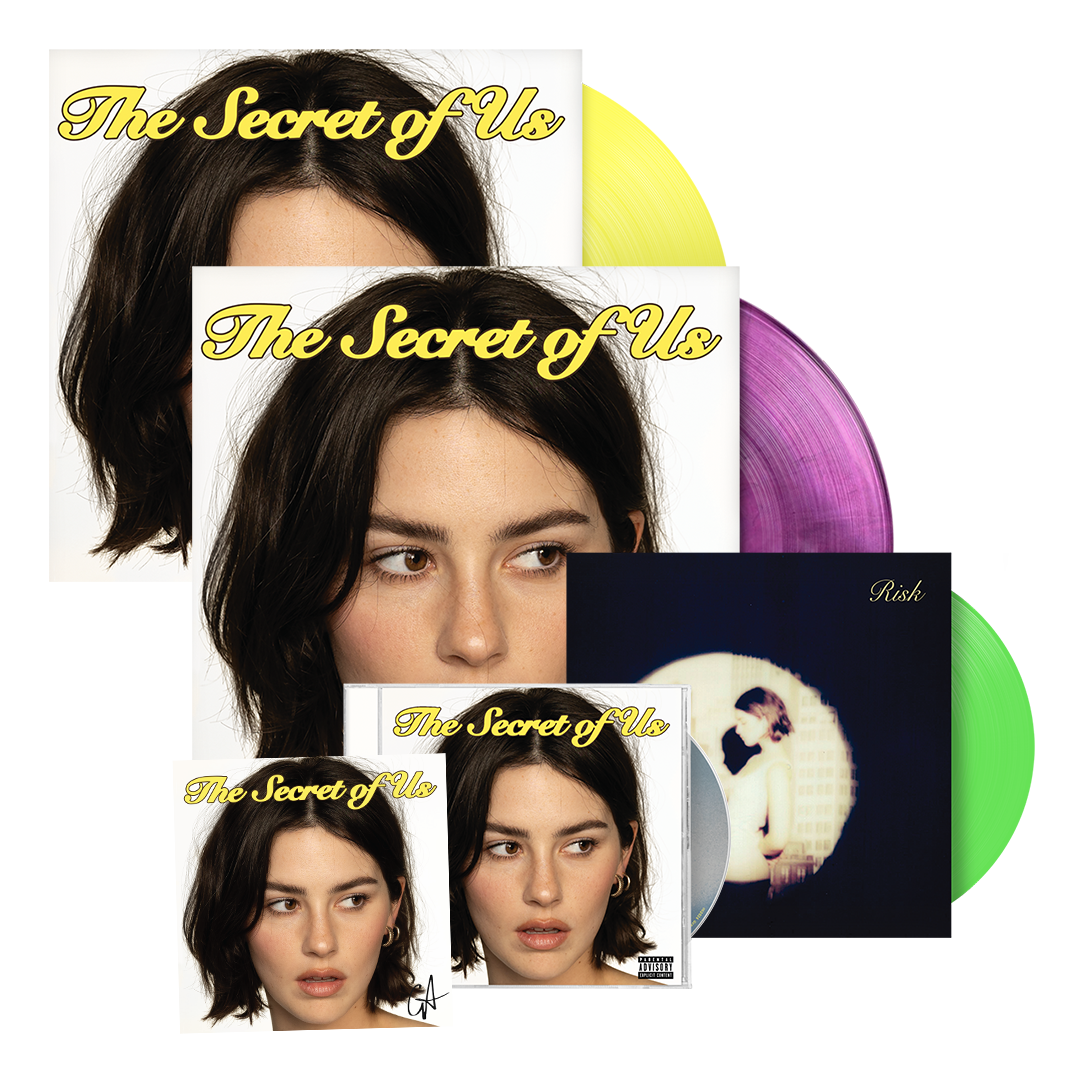 The Secret of Us Vinyl, Exclusive Vinyl, CD, Risk / Close To You 7" Single + Signed Art Card